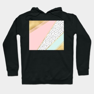 Ethereal golden pastel geometry Hoodie